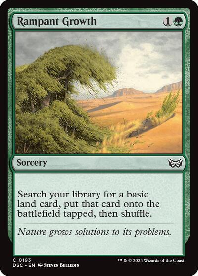 Rampant Growth Commander: Duskmourn: House of Horror (DSC) - (#193) Near Mint