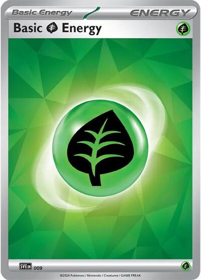 Basic Grass Energy - 009 SVE: Scarlet & Violet Energies (SVE) - (#009) Near Mint