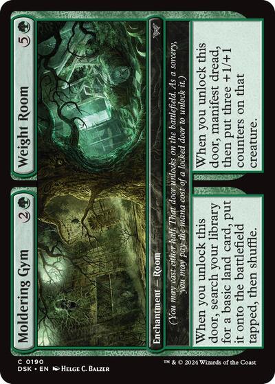 Moldering Gym Weight Room Duskmourn: House of Horror (DSK) - (#190) Near Mint