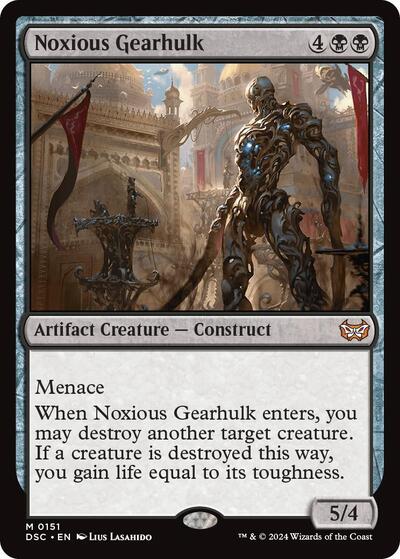 Noxious Gearhulk Commander: Duskmourn: House of Horror (DSC) - (#151) Near Mint