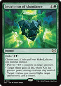 Inscription of Abundance Commander: Duskmourn: House of Horror (DSC) - (#186) Near Mint