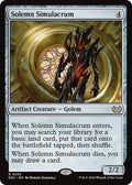 Solemn Simulacrum Commander: Duskmourn: House of Horror (DSC) - (#253) Near Mint
