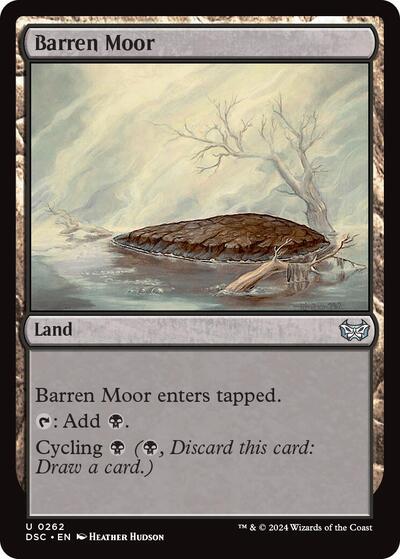 Barren Moor Commander: Duskmourn: House of Horror (DSC) - (#262) Near Mint