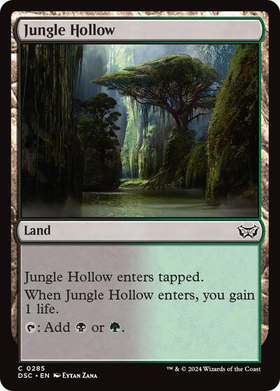 Jungle Hollow Commander: Duskmourn: House of Horror (DSC) - (#285) Near Mint