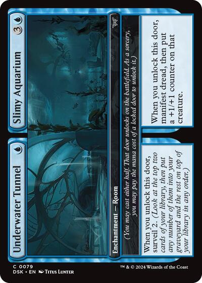 Underwater Tunnel Slimy Aquarium Duskmourn: House of Horror (DSK) - (#79) Near Mint