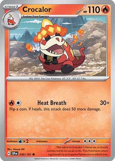 Crocalor SV08: Surging Sparks (SSP) - (#030/191) Near Mint