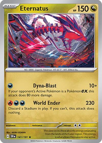 Eternatus SV08: Surging Sparks (SSP) - (#141/191) Holofoil Near Mint
