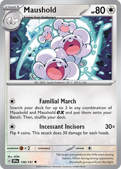 Maushold SV08: Surging Sparks (SSP) - (#158/191) Near Mint