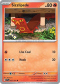 2024 Pokemon: SV08: Surging Sparks (SSP) - Sizzlipede (#027/191, Common)