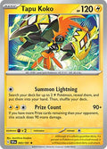 2024 Pokemon: SV08: Surging Sparks (SSP) - Tapu Koko (#065/191, Rare)