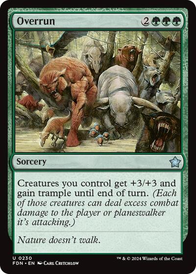 Overrun Foundations (FDN) - (#230) Near Mint