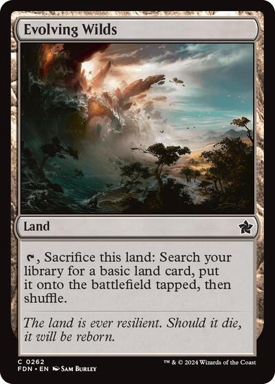 Evolving Wilds Foundations (FDN) - (#262) Near Mint