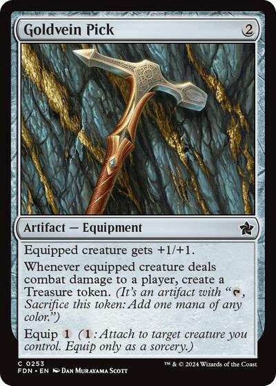 Goldvein Pick Foundations (FDN) - (#253) Near Mint