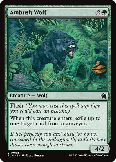Ambush Wolf Foundations (FDN) - (#98) Near Mint