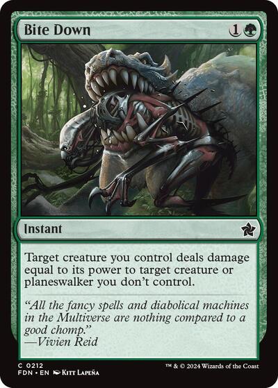Bite Down Foundations (FDN) - (#212) Near Mint