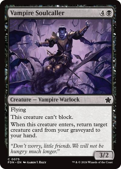 Vampire Soulcaller 0075 Foundations (FDN) - (#75) Near Mint