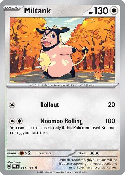 Miltank SV: Prismatic Evolutions (PRE) - (#081/131) Near Mint