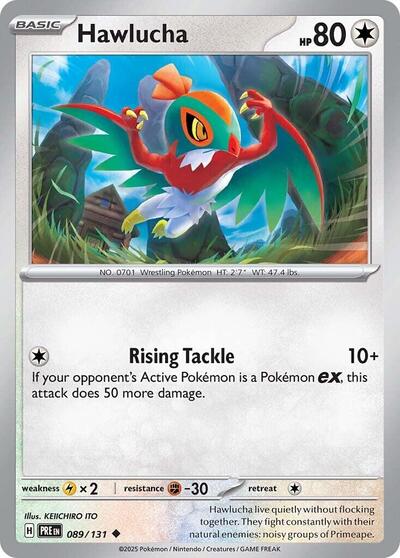 Hawlucha SV: Prismatic Evolutions (PRE) - (#089/131) Near Mint