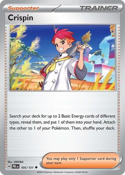 Crispin - 105/131 SV: Prismatic Evolutions (PRE) - (#105/131) Near Mint