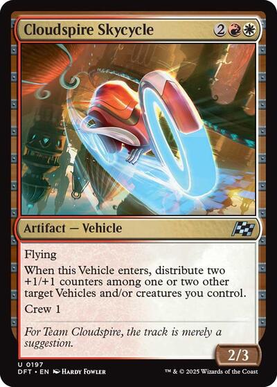 Cloudspire Skycycle Aetherdrift (DFT) - (#197) Near Mint