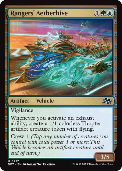 Rangers Aetherhive Aetherdrift (DFT) - (#217) Foil Near Mint
