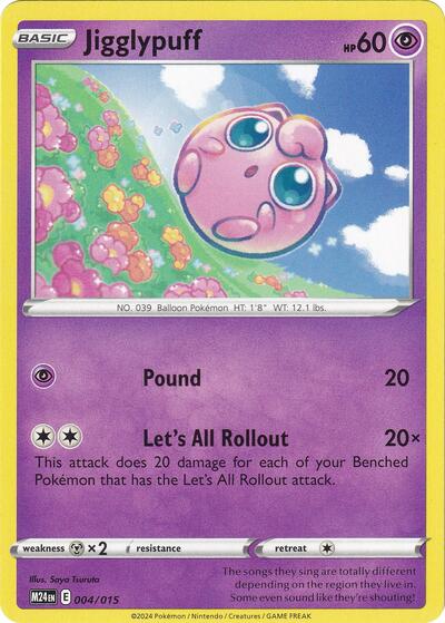 Jigglypuff McDonald's Promos 2024 (M24) - (#004/015) Near Mint