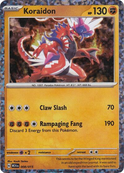 Koraidon McDonald's Promos 2024 (M24) - (#008/015) Holofoil Near Mint