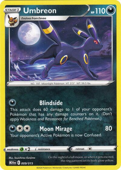 Umbreon McDonald's Promos 2024 (M24) - (#009/015) Near Mint