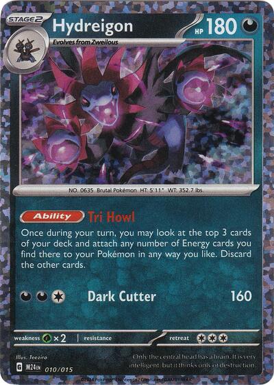 Hydreigon McDonald's Promos 2024 (M24) - (#010/015) Holofoil Near Mint