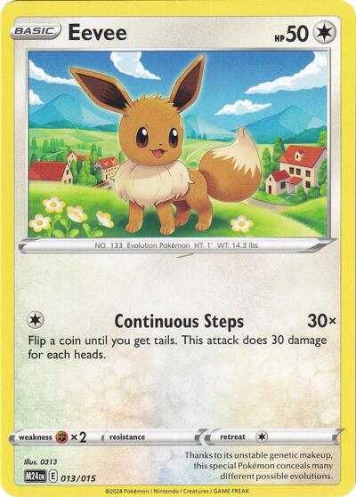 Eevee McDonald's Promos 2024 (M24) - (#013/015) Near Mint