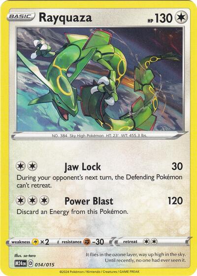 Rayquaza McDonald's Promos 2024 (M24) - (#014/015) Near Mint