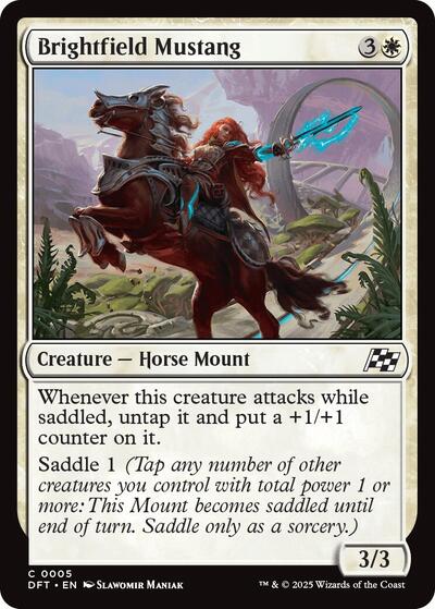 Brightfield Mustang Aetherdrift (DFT) - (#5) Near Mint