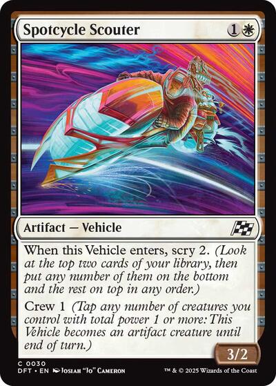 Spotcycle Scouter Aetherdrift (DFT) - (#30) Foil Near Mint