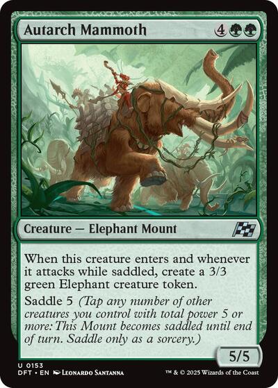 Autarch Mammoth Aetherdrift (DFT) - (#153) Near Mint