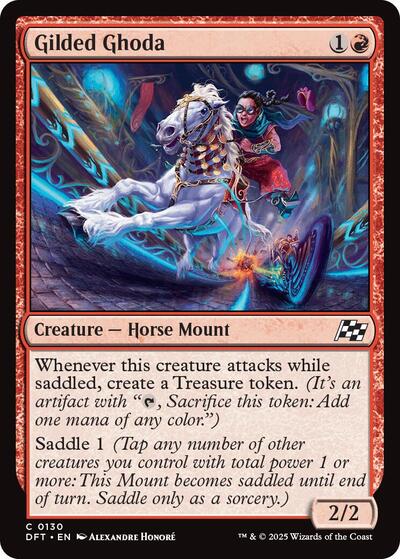 Gilded Ghoda Aetherdrift (DFT) - (#130) Near Mint