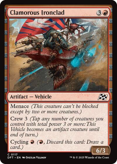 Clamorous Ironclad Aetherdrift (DFT) - (#117) Near Mint