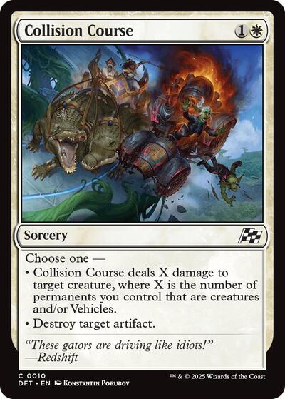 2025 Magic: The Gathering: Aetherdrift (DFT) - Collision Course (#10, Common)