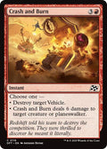 Crash and Burn Aetherdrift (DFT) - (#119) Near Mint