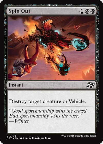 Spin Out Aetherdrift (DFT) - (#106) Near Mint