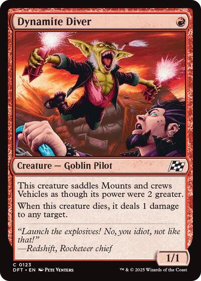 Dynamite Diver Aetherdrift (DFT) - (#123) Near Mint