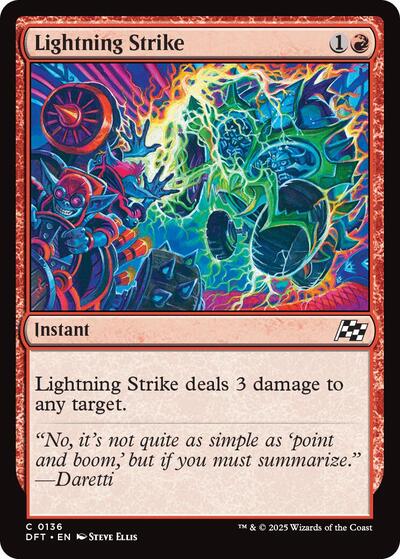 Lightning Strike Aetherdrift (DFT) - (#136) Near Mint
