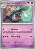 2025 Pokemon: SV09: Journey Together (JTG) - Alolan Marowak (#057/159, Uncommon)