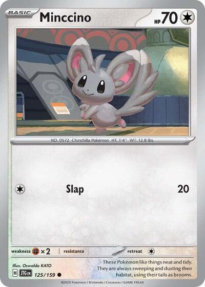 Minccino SV09: Journey Together (JTG) - (#125/159) Near Mint