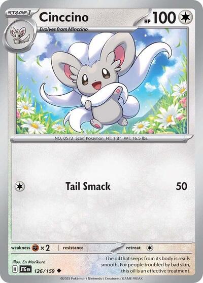 Cinccino SV09: Journey Together (JTG) - (#126/159) Near Mint