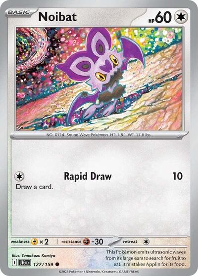 Noibat - 127/159 SV09: Journey Together (JTG) - (#127/159) Near Mint