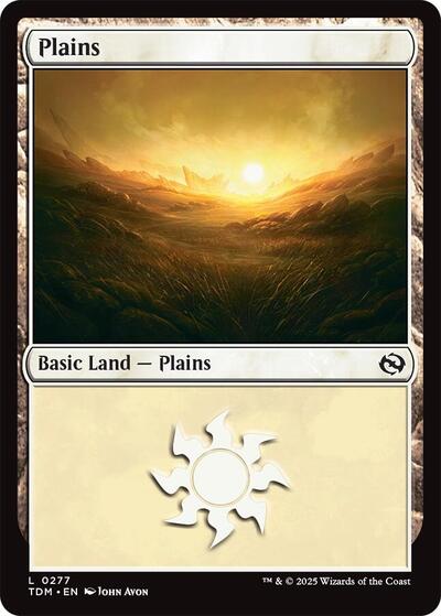 Plains 0277 Tarkir: Dragonstorm (TDM) - (#277) Near Mint