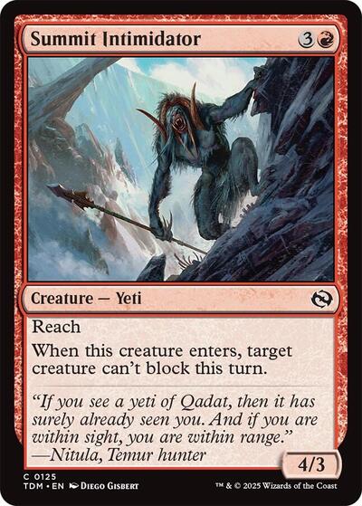 Summit Intimidator Tarkir: Dragonstorm (TDM) - (#125) Near Mint
