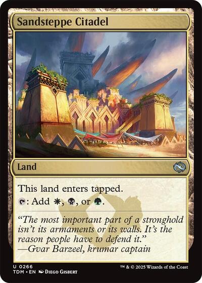 Sandsteppe Citadel Tarkir: Dragonstorm (TDM) - (#266) Near Mint