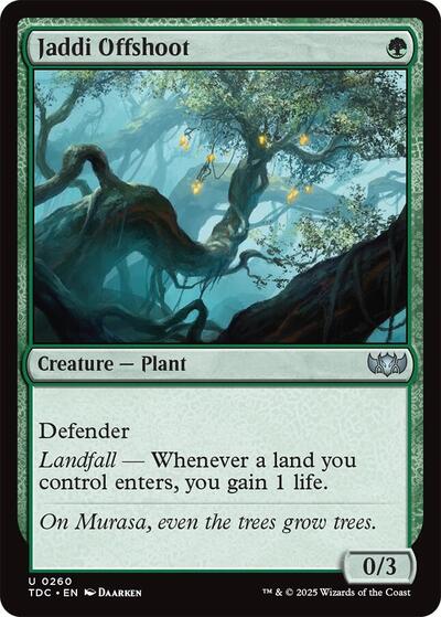 Jaddi Offshoot Commander: Tarkir: Dragonstorm (TDC) - (#260) Near Mint