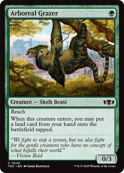 Arboreal Grazer Commander: Tarkir: Dragonstorm (TDC) - (#245) Near Mint